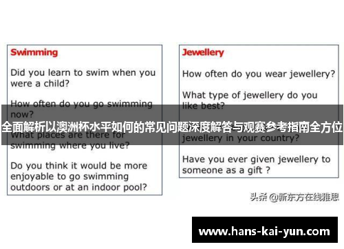 全面解析以澳洲杯水平如何的常见问题深度解答与观赛参考指南全方位